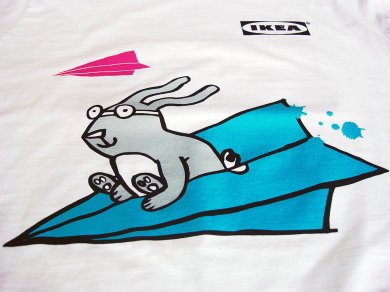 Sitodruk na koszulkach dla IKEA