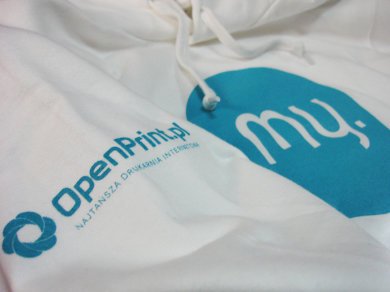 Sitodruk na bluzach dla drukarni internetowej OpenPrint.pl