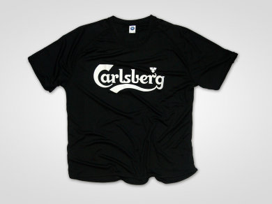 Folia Flex na koszulkach sportowych poliestrowych dla Carlsberg