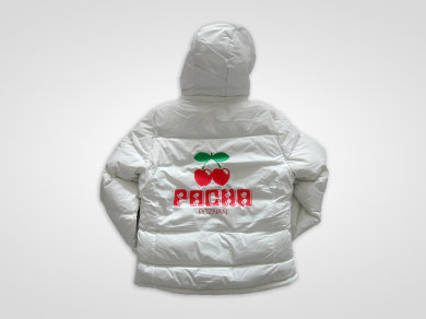 Flex Lateksowy na kurtkach pikowanych dla Pacha Poznań
