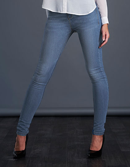 Klasyczne jeansy rurki z dodatkiem elastanu